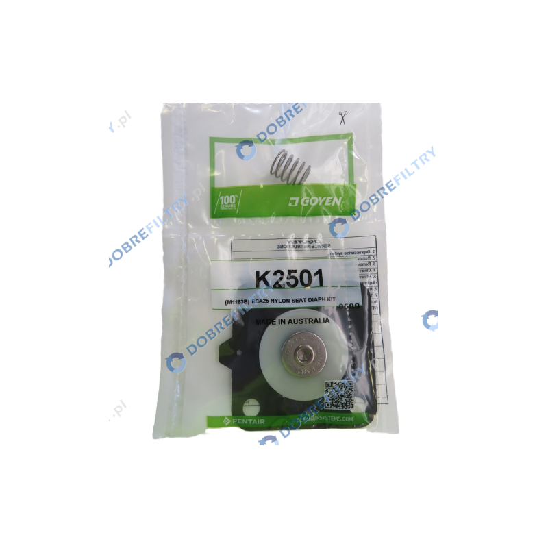 Replacement Diaphragm Repair Kit For Goyen Pulse Valve K2501 – Unbranded, New
